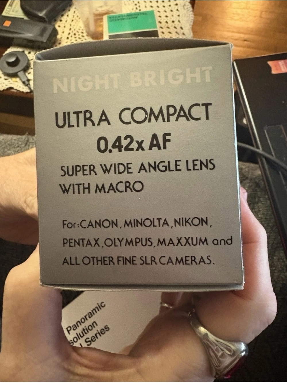 Ultra Compact 0.42x AF Super Wide Angle Lens - Silver